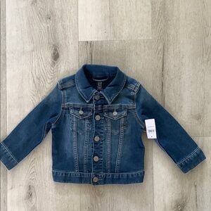 New Gap denim jean jacket size toddler 18/24‎ blue unisex